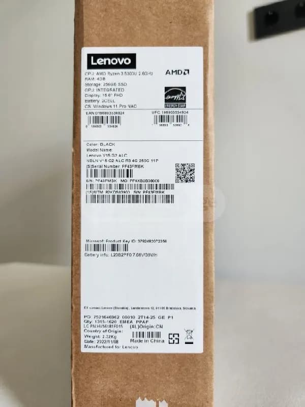 Lenovo V15 G2 — Тбилиси — 1 000 ₾