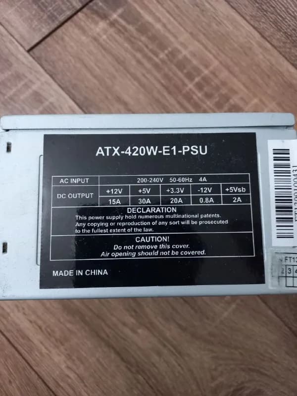Spire SP-ATX-420W-E-V1 420W — Тбилиси — 125 ₾