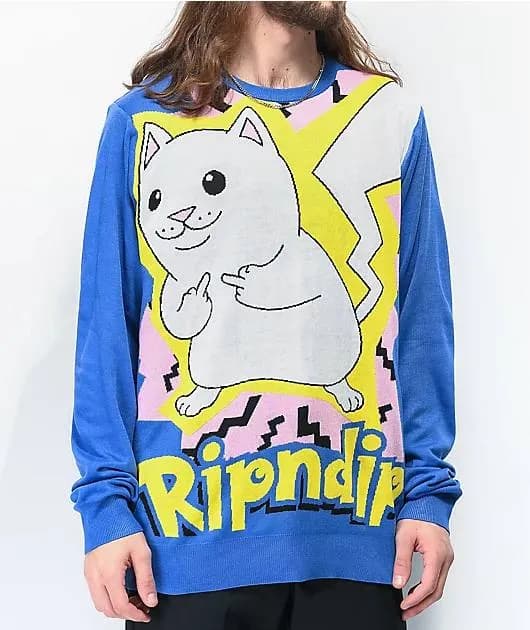 Ripndip, размер L (оригинал). Свитер новый, только пару раз мерил. Цена 150 лари. Метро Технический — Тбилиси — 150 ₾