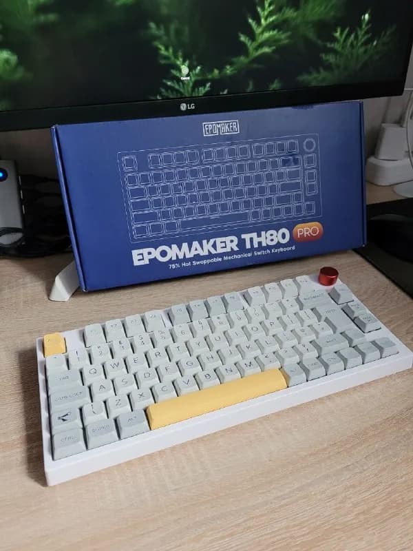 Epomaker TH80 Pro с желтыми линейными свитчами. — Тбилиси — 100 $