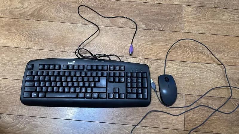 logitech m90 + клавиатура genius kb 110 — Тбилиси — 20 ₾
