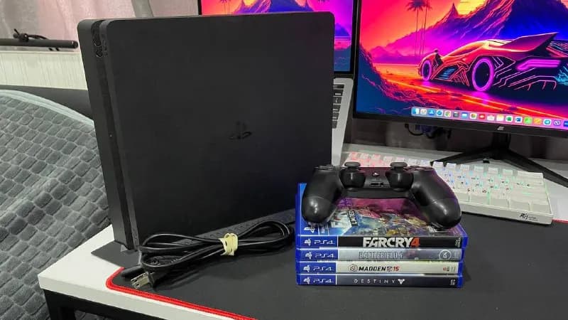 PlayStation 4 Slim 1TB в идеальном состоянии, полностью рабочий (любые проверки). В комплекте оригин — Тбилиси