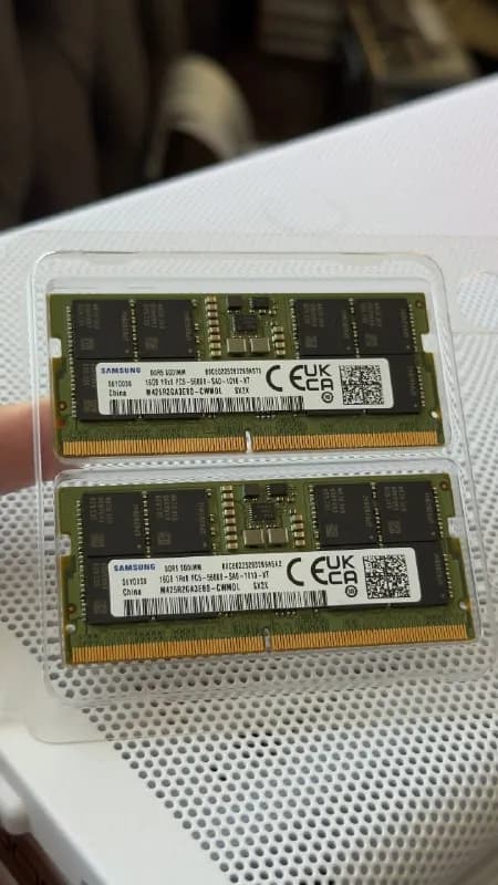 Samsung DDR5 SODIMM 32 ГБ (2×16) — 5600 МГц — Батуми — 400 ₾