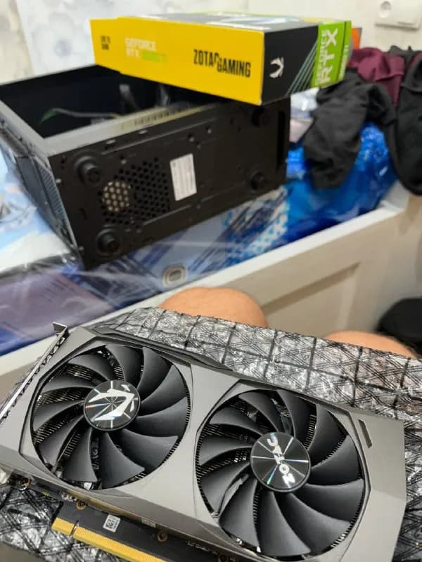 GeForce gtx 3060ti zotac 400$ состояние новой видеокарты — Тбилиси — 400 $