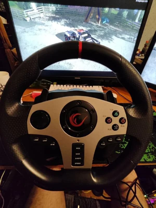 Rampage v902 с 3 педальной системой, руль в отличном состоянии вскрывался 2 раза для смазки и обслу — Тбилиси — 400 ₾