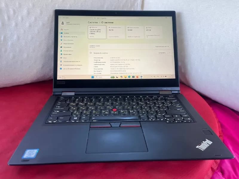Lenovo Thinkpad x380 Yoga i[телефон]/512 SSD, FHD IPS. Ноутбук-трансформер с тачскрином и стилусом, — Батуми — 800 ₾