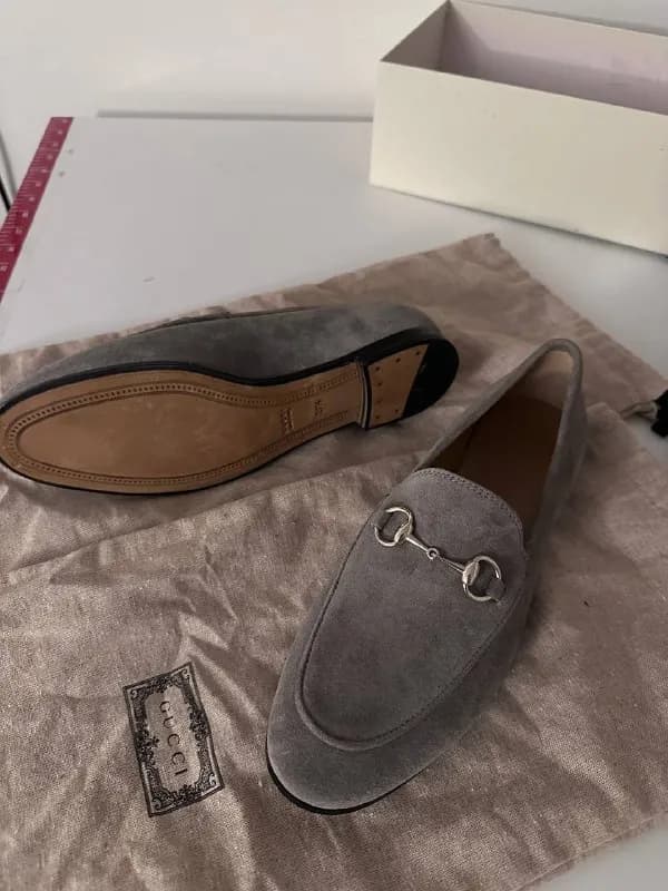 Лоферы замшевые Gucci, 38 размер — Батуми — 700 $