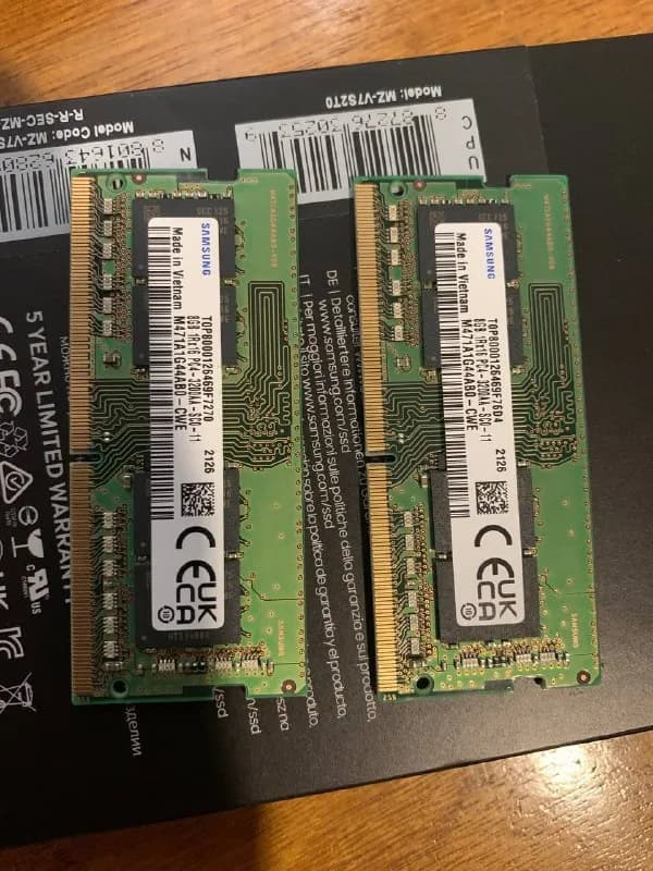 1. Оперативная память для ноутбука DDR4 SODIMM Samsung две плашки по 8 gb — 130 gel за обе. Пользова — Тбилиси — 130 ₾