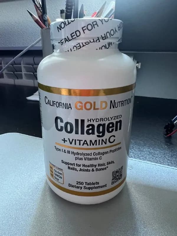 Коллаген + витамин С California Gold nutrition 250 таблеток — Тбилиси — 45 ₾