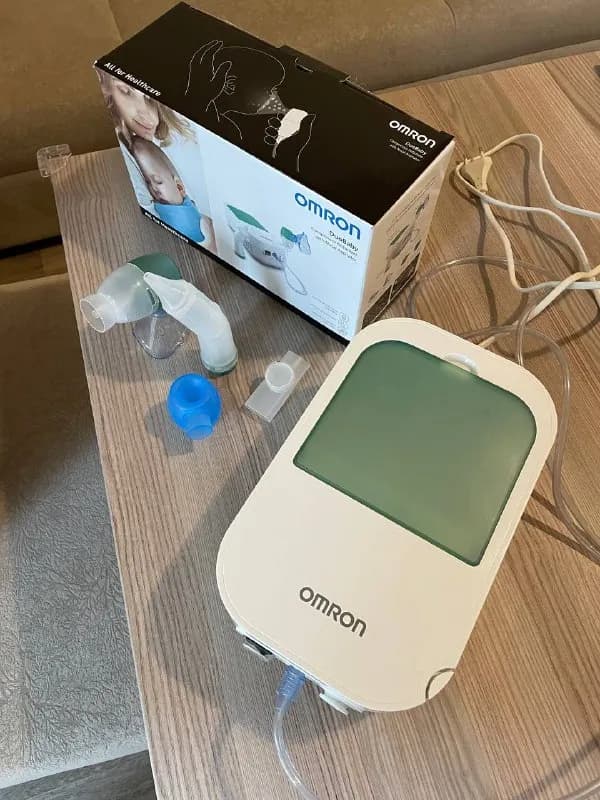 Omron Duobaby. Все насадки на фото. Использовали только как соплеотсос. Другие насадки не трогали. Р — Тбилиси — 150 ₾