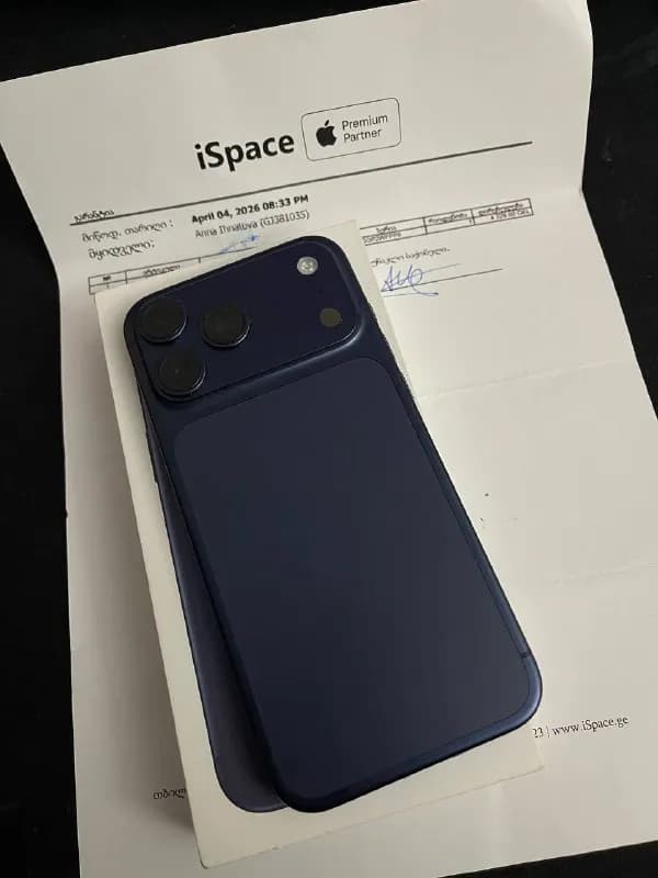 iPhone 17 Pro Max Blue 256gb SIM + eSIM — Батуми — 3 900 ₾