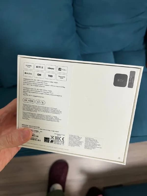 Apple TV, отличное состояние, полный комплект — Тбилиси