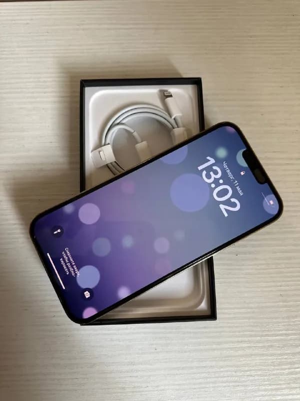 Apple iPhone 13 Pro Max 256 Gold. Полный комплект. Идеальное состояние, без ремонтов. — Тбилиси