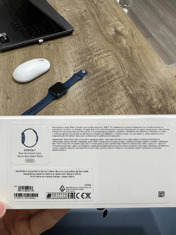 Apple watch 7 (45 mm). Состояние идеальное. Пишите в ЛС. 870 лари. (Покупал за 1300 в декабре 2022). — Тбилиси — 870 ₾