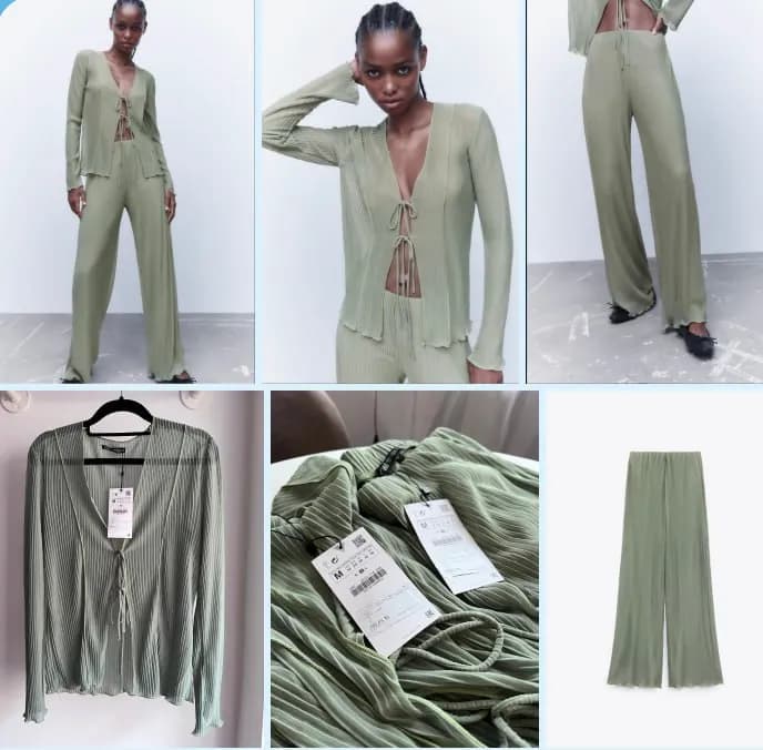 Zara, блузка и брюки. Новый с бирками, размер М-S. — Тбилиси — 45 ₾
