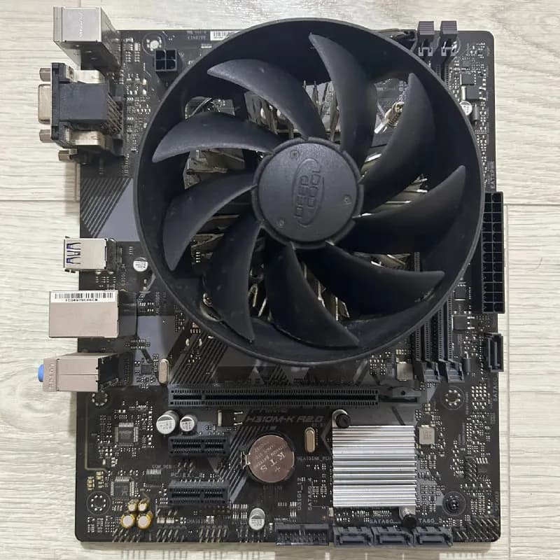 ASUS H310M-K R2.0 + Pentium G5420 + Кулер — Батуми — 120 ₾
