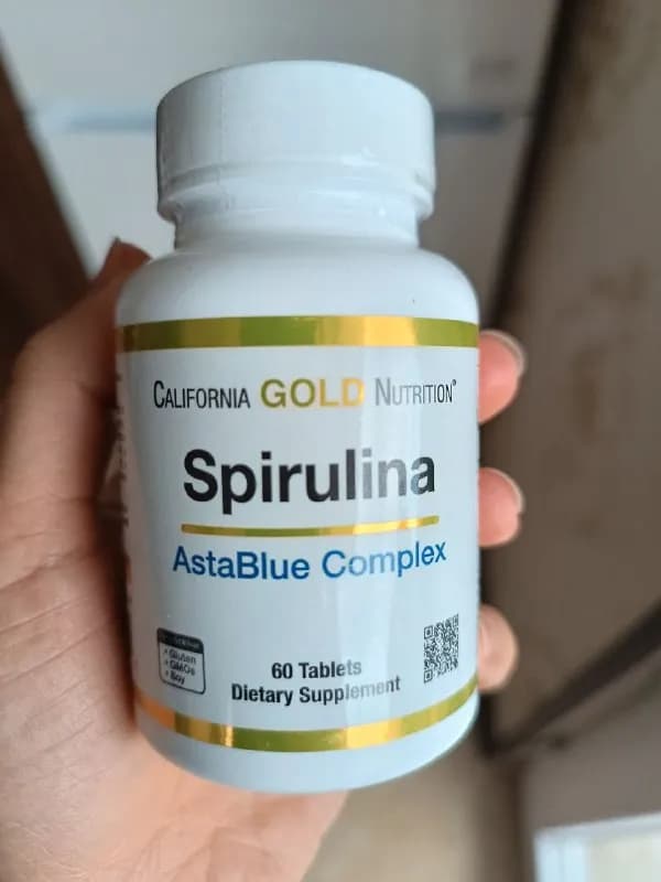 California Gold Nutrition, Spirulina AstaBlue Complex, 60 Tablets спирулина — Тбилиси — 25 ₾