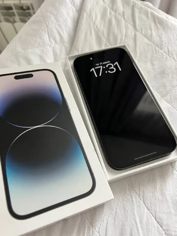 iPhone 14 pro 256gb в прекрасном состоянии, без царапин и сколов. Не вскрывался, с родной коробкой, — Батуми — 1,100 ₾