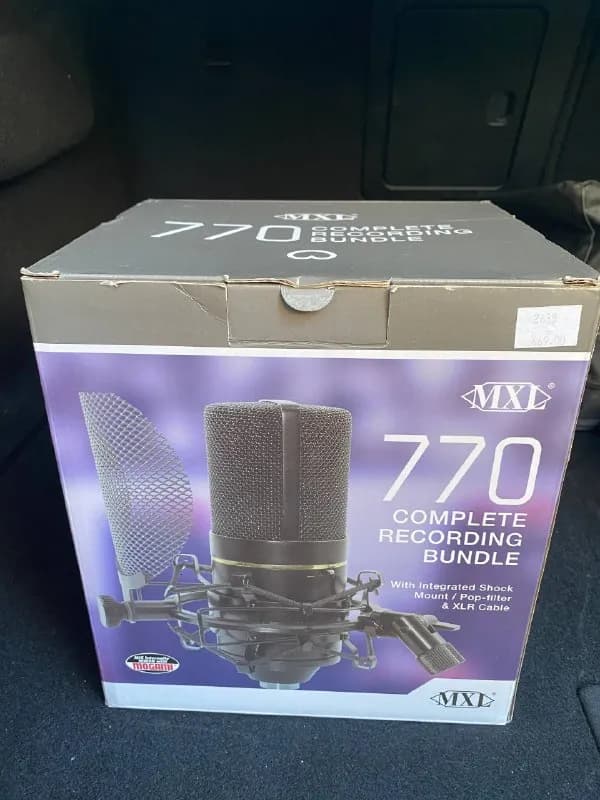 MXL 770 Complete Recording Bundle — студийный конденсаторный микрофон. — Батуми