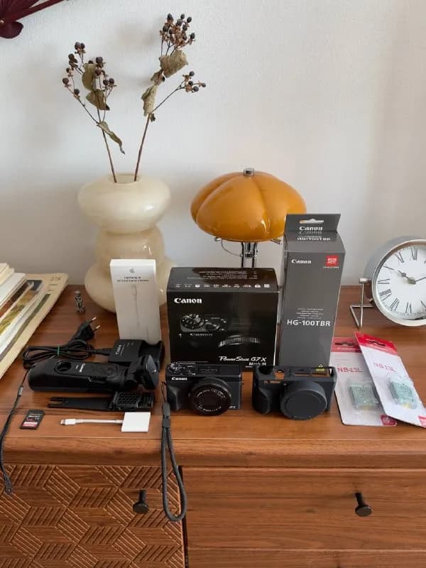 Canon PowerShot G7X Mark III 3 в идеальном состоянии без царапин, полный комплект с коробкой и докум — Тбилиси — 2 100 ₾