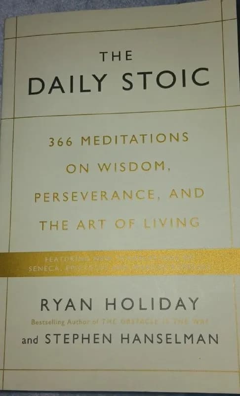 y «The Daily Stoic». Автор: Ryan Holiday. — Батуми — 50 ₾