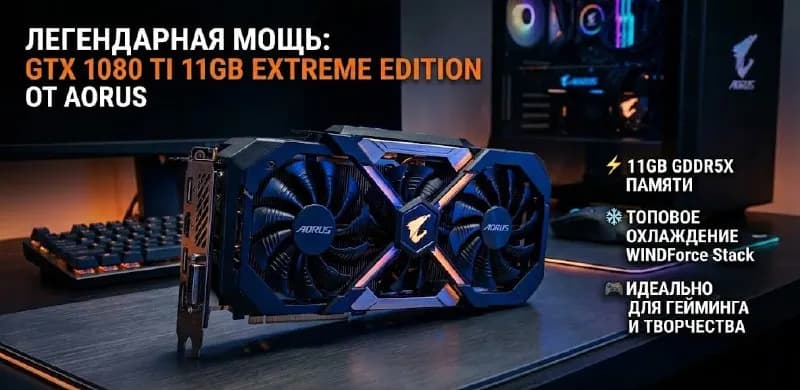 AORUS: GTX 1080 Ti 11GB Extreme Edition — Батуми