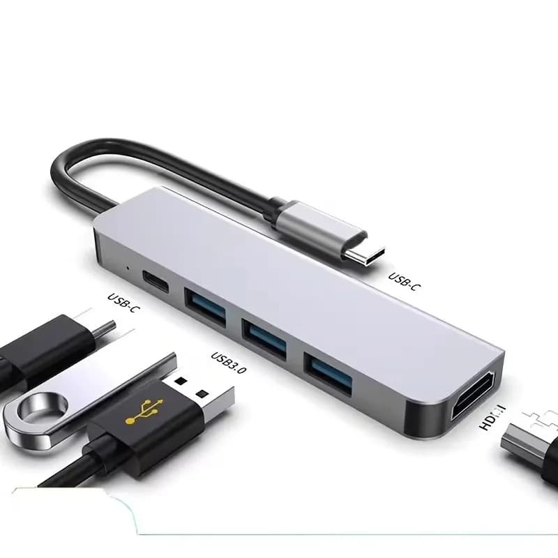 USB-C хаб с проводком (как на фото).Нужен за символическую цену (~5-10 лари), может у кого лежит без — Тбилиси — 10 ₾
