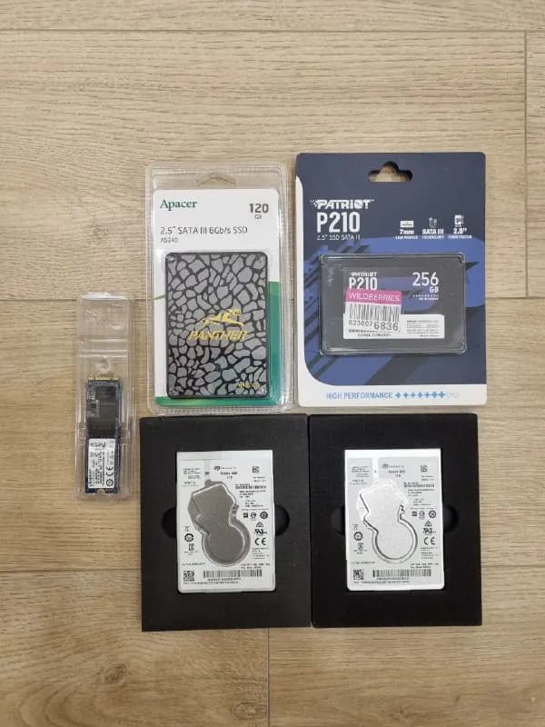 ssd и hdd диски. 120, 256 gb — Тбилиси