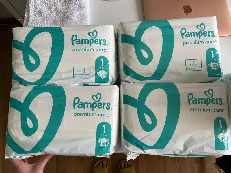 pampers premium care, размер 1 для новорожденных, до 5кг. — Тбилиси — 100 ₾