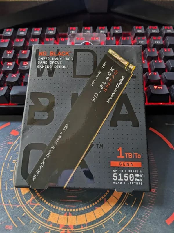 SSD m.2 Western Digital Black SN770 1Tb — Тбилиси — 160 ₾