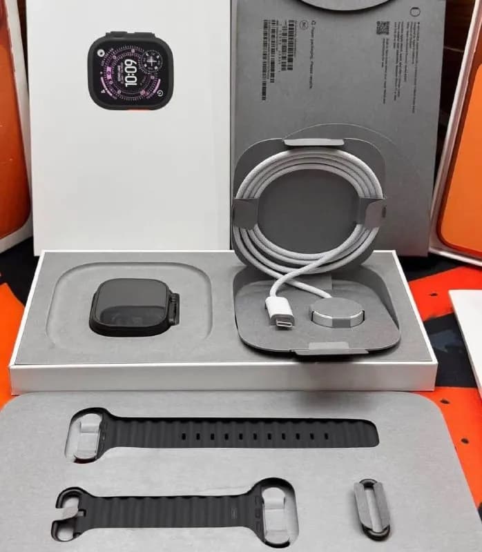 Apple Watch Ultra 3 Black новые. Всё в комплекте. Коробка открыта только для проверки. Окончательная — Тбилиси — 1850 ₾