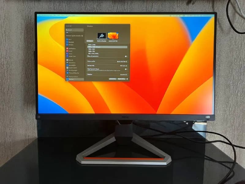 BenQ EX2710S. 27 дюймов, Full HD 1080p, 165 Герц, HDR. Состояние нового, практически не пользовался. — Тбилиси — 500 ₾