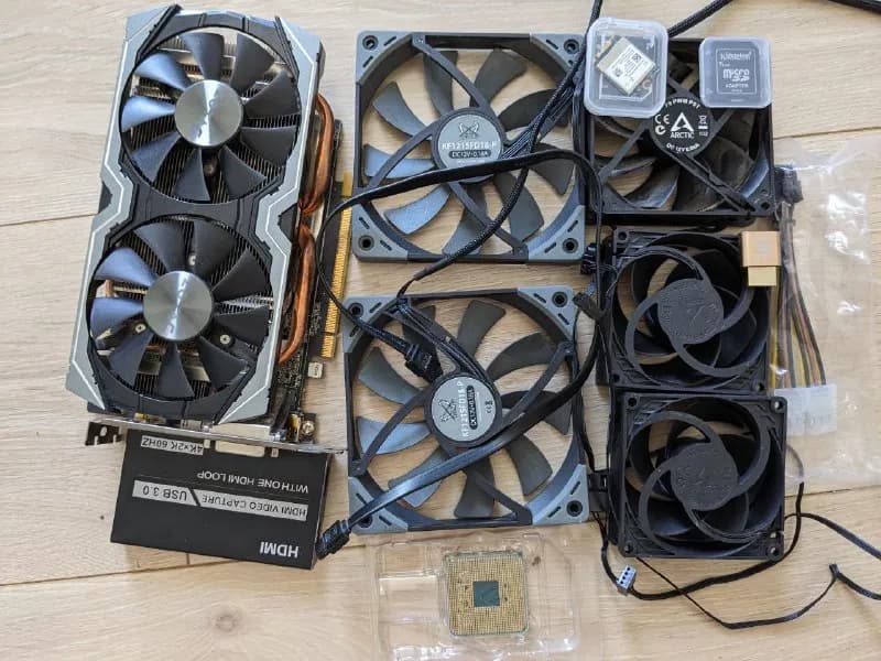 1. Видеокарта Zotac GTX 1070 Mini работает отлично, продаю в связи с апгрейдом ПК. 300 Лари — Тбилиси — 300 ₾