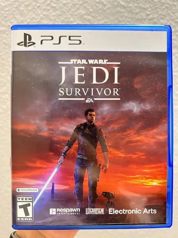 Star Wars Jedi: Survivor (PS5). Диск в идеальном состоянии. Озвучка английская, субтитры английские. — Тбилиси — 140 ₾