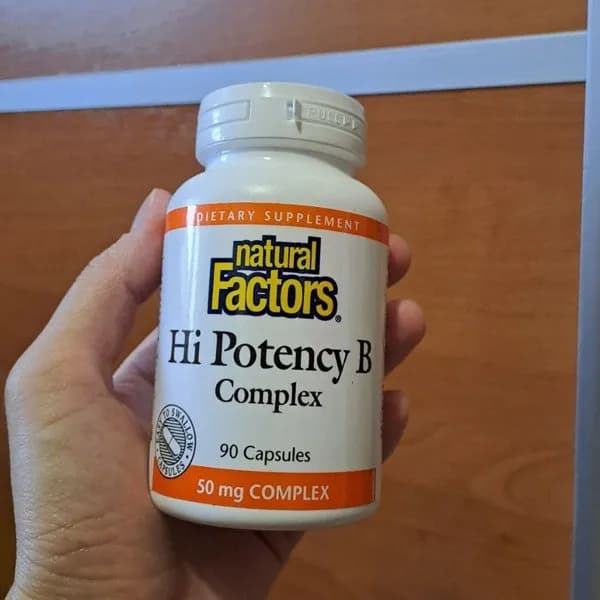 Natural Factors, Hi Potency B Complex, 90 капсул — Тбилиси — 45 ₾