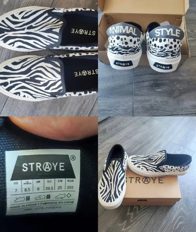 Слипоны Straye Ventura Zebra Tiger — Тбилиси — 50 ₾