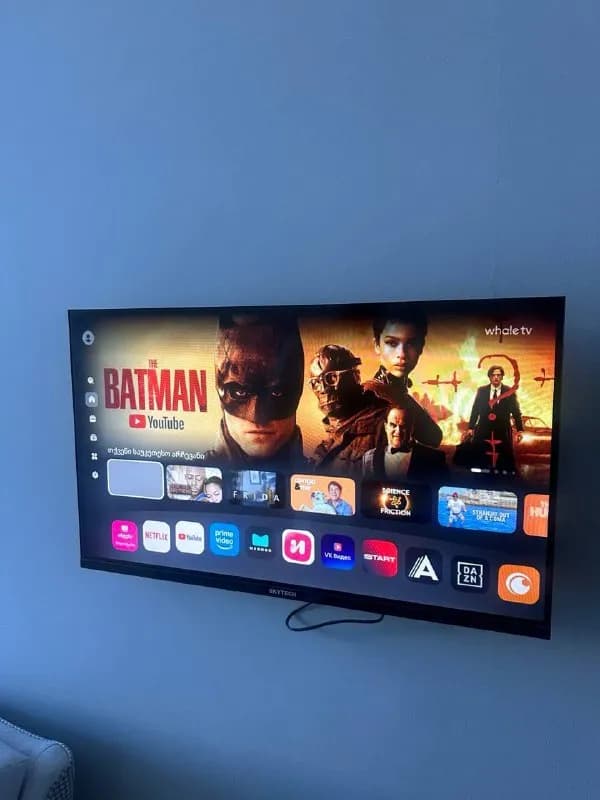 Skytech, полностью рабочий. Диагональ 32 дюйма, есть smartTV. — Батуми — 300 ₾