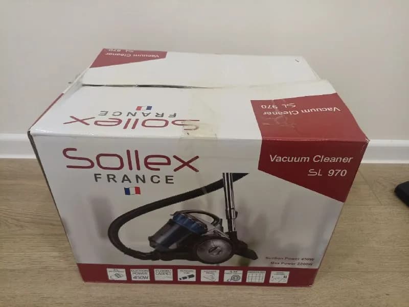 Sollex Vacuum Cleaner SL [телефон] ват мощности). Пылесос имеет пластиковый контейнер с многоразовым — Тбилиси