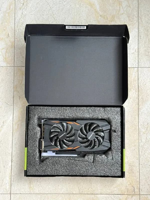 1. Видеокарта — Gigabyte 1050Ti 4GB — Тбилиси — 230 ₾