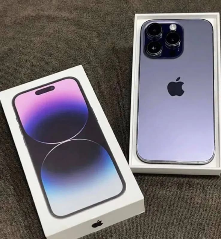 iPhone 14 Pro 128 ГБ, фиолетовый, в хорошем состоянии. Нераспакованный, неношеный. SIM-карта вставле — Тбилиси — 1250 ₾