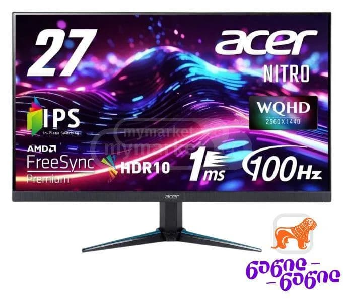 Acer Nitro VG270U 27» QHD 2K IPS 100Hz 1ms — Батуми — 400 ₾