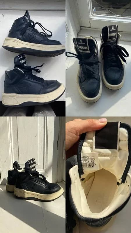 Rick Owens x Converse 38 размер -500$ надеты 4 раза — Тбилиси — 500 ₾