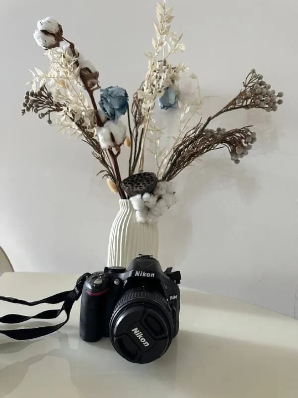 Nikon D5200. Пробег 3000; полный комплект и удобная сумка. Идеальное состояние. 650Gel торг уместен. — Тбилиси — 650 ₾