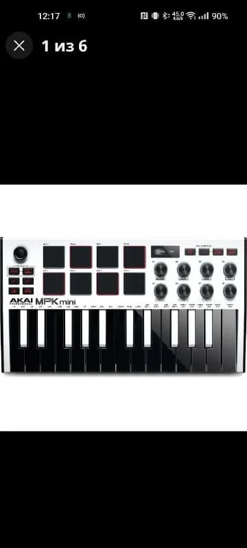 midi клаву akai mpk mini mk3 в самой красивой и редкой расцветке, покупал в РФ, коробка и кабель для — Тбилиси — 300 ₾