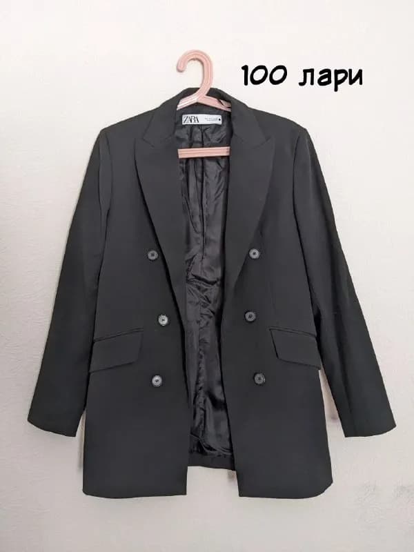 1. Пиджак Zara, размер S, не ношен, 150 лари. — Тбилиси — 150 ₾