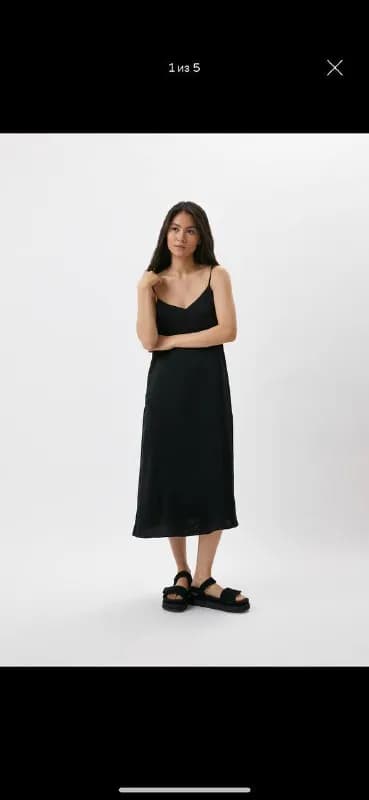 1. Продам платье Uniqlo. Покупала в России, оно новое с биркой. Размер S. Мне не подошло в груди🥲, — Тбилиси — 70 ₾