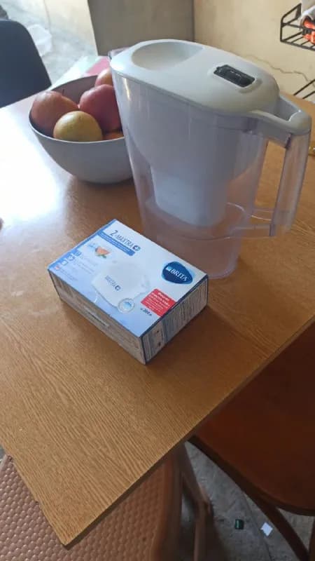 BRITA Aluna cool 2.4 литра с календарем+ 2 картриджа maxtra, в магазине 156 лари, отдам за 60, сроч — Тбилиси — 156 ₾