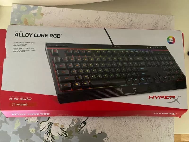 HyperX Alloy Core RGB (HX-KB5ME2-RU) [HX-KB5ME2-RU] — Тбилиси — 150 ₾
