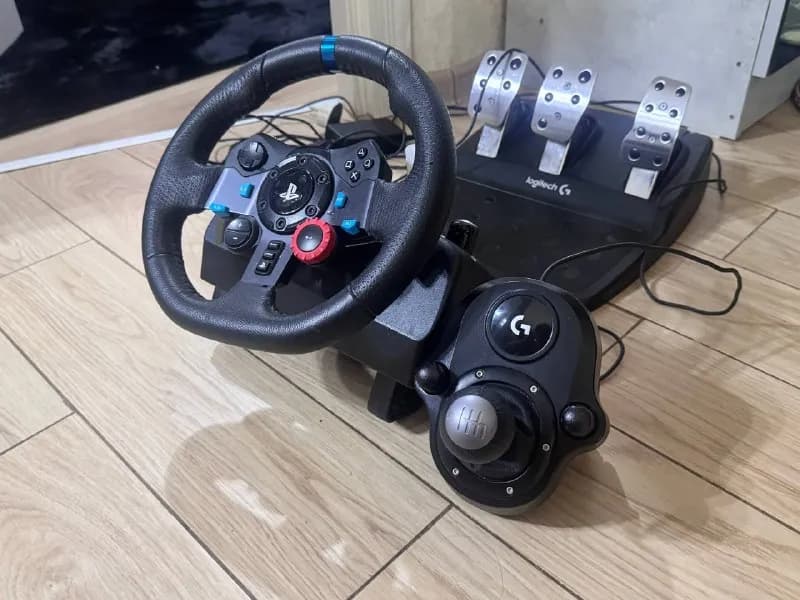 Logitech G29 + Driving Force Shifter, хорошее состояние — Батуми — 650 ₾