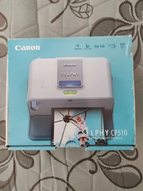 SELPHY CP510 обеспечивает прямую печать с совместимых цифровых фото- и видеокамер, мобильных телефон — Тбилиси — 200 ₾